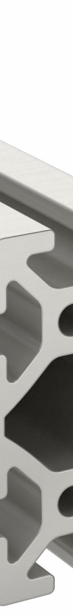 T-Slot Framing Extrusion: 15 Series, 8 ft Lg, 3 in x 1 1/2 in, Silver, Double, Smooth, 6 Slots (MPN 15QE1530-96). Key specifications — System of Measurement: Inch; Finish: Anodized; Product Type: T-Slot Profile; Material: Aluminum; Yield Strength: 25,000 psi; Manufacturer Part Number: 15QE1530-96; Brand: FAZTEK.