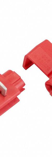 3M Insulation Displacement Connector: 2 Ports, Red, 18 AWG – 14 AWG Run Size Range, 600 V (MPN 905-BULK). Key specifications — attr1308123: 3M; attr1351571: No.