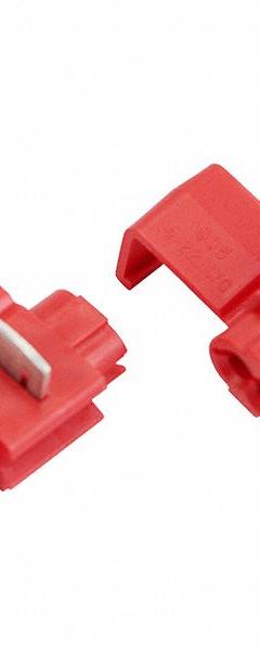 3M Insulation Displacement Connector: 2 Ports, Red, 18 AWG – 14 AWG Run Size Range, 600 V (MPN 905-BULK). Key specifications — attr1308123: 3M; attr1351571: No.