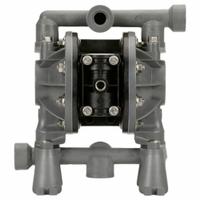 ARO Diaphragm Pump: Polypropylene Body, 1/2 in, NPT Connection, 14.4 gpm, Santoprene Diaphragm (MPN PD05P-ADS-DAA-B). Key specifications — Brand: ARO; Seat Material: Acetal; Check Valve Material: Santoprene.