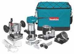 MAKITA Router: Compact, Plunge Base, 1.25 hp, Variable Speed, 30,000 RPM, 1/4 in Collet, Palm Grip (MPN RT0701CX3). Key specifications — attr326433: Soft-Start; attr241172: Router; attr217717: 120V AC; attr217680: MAKITA.