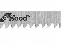 BOSCH Jigsaw Blade: 12, 4 5/8 in Blade Lg, Bi-Metal, High Carbon Steel, T Shank, 1 Pieces, 5 PK (MPN T308B). Key specifications — attr1097716: Solid Stock; attr1097715: Bi-Metal; attr1097719: 12; attr1097721: High Carbon Steel; attr1097728: BOSCH.
