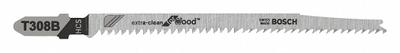 BOSCH Jigsaw Blade: 12, 4 5/8 in Blade Lg, Bi-Metal, High Carbon Steel, T Shank - Wood-Cutting Blades