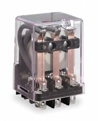 OMRON General Purpose Relay: Socket Mounted, 10 A Current Rating, 110V DC, 3PDT, 11 Pins/Terminals (MPN MJN3C-DC110). Key specifications — Brand: OMRON; Base Type: Square; Mounting Style: Plug-In; Pin Shape: Round; Electrical Connection: Plug-In; Manufacturer Part Number: MJN3C-DC110; Series: MJN Series.