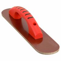 KRAFT TOOL Concrete Float: Blade Material Laminated Canvas-Resin, Blade Shape Round, Broken-In (MPN CF501PF). Key specifications — attr1004978: KRAFT TOOL; attr1008656: Round; attr1008653: Broken-In; attr1012053: Handle; attr1025062: Resin; attr1022116: Yes.