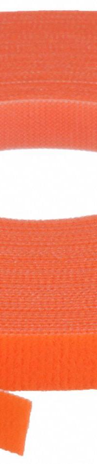 VELCRO BRAND Hook-and-Loop Cable Tie Roll: 75 ft Lg, 0.5 in Wd, 50 lb Tensile Strength, Orange (MPN 176079). Key specifications — Color: Orange; Material: Polypropylene; Brand: VELCRO BRAND.