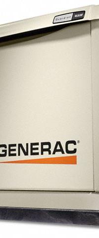 GENERAC Air-Cooled Standby Generator: Natural Gas/Propane, Air, Single Phase, 240V AC, 70.8 A (MPN 7226). Key specifications — Transfer Switch Included: No; Brand: GENERAC; CARB Compliant: Yes.