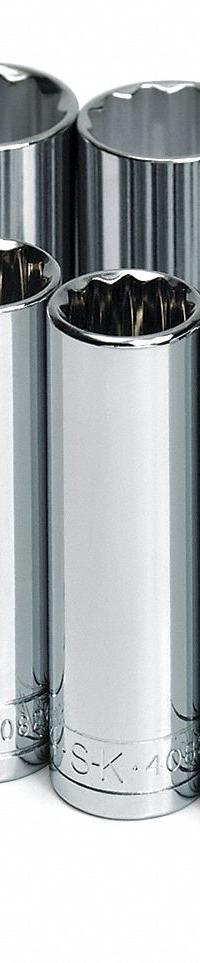 SK PROFESSIONAL TOOLS Socket Set: 1/2 in Drive, 12 Piece, 12-Point, SAE, 1/2 in to 1 1/4 in (MPN 4812). Key specifications — attr1224269: 1/2 in; attr1204685: Not Tether Capable; attr1204650: 1/2 in to 1-1/4 in; attr1204673: Socket Bits Not Included; attr1204688: SK PROFESSIONAL TOOLS; attr1224230: Friction; attr1206170: Deep Sockets.
