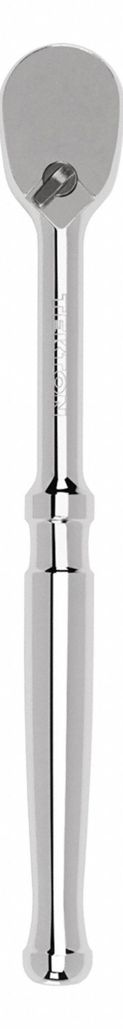 TEKTON Hand Ratchet: Pear, Reversible, 8 in Overall Lg, Polished, 4° Min Arc Swing, Std Lg (MPN SRH01108). Key specifications — attr1205598: Reversible; attr1205605: Quick-Release Not Included; attr1205626: Polished; attr1228094: Standard Length; attr1205607: Pear; attr1205624: TEKTON.