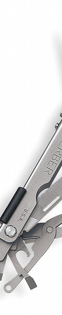 GERBER Multi-Tool: Multi-Tool Plier, 12 Tools, 14 Functions, 5 in Closed Lg, 6 1/2 in Open Lg, MP600 (MPN 47563). Key specifications — attr15951: GERBER; attr10311: Multi-Plier 600 - Pro Scout Needlenose Stainless, Sheath - Clam; attr10312: Natural Wood; attr15963: Stainless Steel; attr15971: Multi-Tool Plier; attr15972: Wire Crimper; attr15977: Fold-Out; attr15981: MP600.