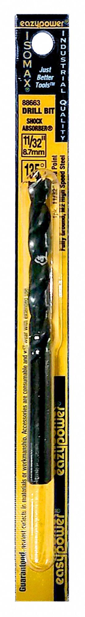 EAZYPOWER: 5/16 in Drill Bit Size - High-Speed Steel Brad-Point Drill Bits