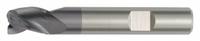 WIDIA HANITA Corner Radius End Mill: Carbide, TiAlN Coated, 3 Flute, 3 mm Mill Dia, 4 mm LOC (MPN DC0303002LW)