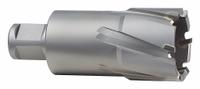 MILWAUKEE Annular Cutter: 1 7/16 in Cutter Dia, 2 in Max Cutting Dp, Bright, Carbide, Weldon Flat (MPN 49-59-4144). Key specifications — attr253884: No; attr253885: Bright; attr253886: Carbide; attr253887: Weldon Flat; attr253888: Fractional Inch; attr277149: MILWAUKEE.