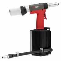 CHICAGO PNEUMATIC Air Riveter: 27 mm Stroke Lg, 21,000 N Pulling Force, 1/4 in NPT (MPN CP9887). Key specifications — attr1320925: M12; attr1320930: NPT; attr1320934: Yes; attr1320955: CHICAGO PNEUMATIC.