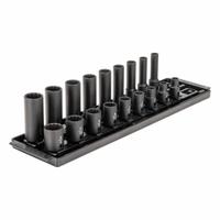 TEKTON Impact Socket Set: 3/8 in Drive Size, Small Set (0-50 pieces) Set Size, 18 Pieces, SAE (MPN SID91212). Key specifications — attr1204251: TEKTON; attr1215453: 3/8 in; attr1215454: 5/16 in to 3/4 in; attr1224229: Friction.