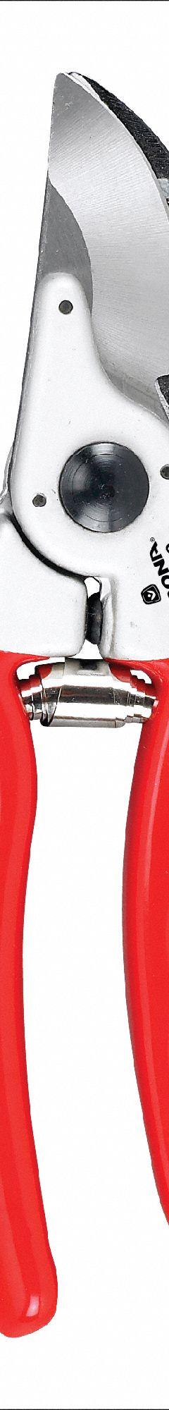 CORONA Bypass Pruner: 2 3/4 in Blade Lg, 8 1/2 in Overall Lg, 1 in, Steel, Metal (MPN BP6250). Key specifications — Cutting Capacity: 1 in; Blade Material: Steel; Handle Material: Metal; Includes Cushioned Grip: Yes; Brand: CORONA.