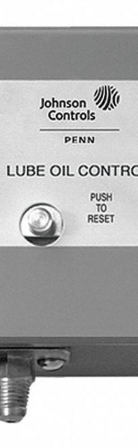 Mechanical Lube Oil Pressure Control: 6.5 psi, 45 sec Delay, For Carlyle Compressor Brand (MPN P145NCA-82C). Key specifications — Refrigerant Type: Non-Corrosive; Brand: JOHNSON CONTROLS; Input Voltage: 120V AC; For Compressor Brand: Carlyle; Product Type: Mechanical Lube Oil Pressure Control; Alarm Circuit Included: No.