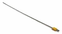 DAYTON Thermocouple Probe: -325°F to 2,280°F /-200°C to 1,250°C, Type K, Rounded Tip, 24 in Probe Lg (MPN 36GK79). Key specifications — attr1275752: 20 AWG; attr1275757: 24 in; attr1275763: ±1.1 % Below 293 °C, ±0.4 % Otherwise; attr1275765: 36GK79; attr1275769: DAYTON; attr1434700: Weld.