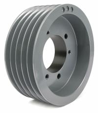 APPROVED VENDOR V-Belt Pulley: C60, 5 Groove, 6.4 in OD, Bushed Bore, SF, For C/CX Belt Section (MPN 605C). Key specifications — attr1318293: C60; attr1318301: 6 in (C); attr1318291: C or CX.