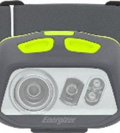 ENERGIZER Headlamp: Rechargeable, 500 lm Max. Brightness, 75 m Max Beam, 3 Light Outputs, Gray (MPN ENY25A32P). Key specifications — attr1391544: USB Type-C Cord; attr1391546: ENERGIZER; attr1440309: Includes 3 AAA.