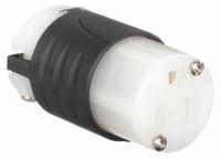 LEGRAND Straight Blade Connector: 5-15R, 125V AC, 15 A, 2 Pole, 3 Wire, Black (MPN PS5269X)