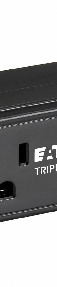 EATON TRIPP LITE Outlet Strip: 1 Outlets, 15 A Current, Not UL Rated for Healthcare, Black, 5-15P (MPN SK10C32B). Key specifications — Brand: EATON TRIPP LITE.