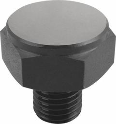 KIPP Positioning Foot w/Flat Face: External Threads, Flat, Steel, M8 Thread Size, 10 mm Thread Lg (MPN K0298.1101). Key specifications — attr648515: KIPP.