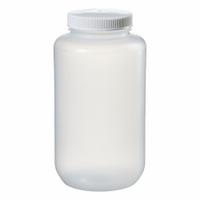 NALGENE Storage Bottle: PPCO, 4 L, 1 gal, Closure Included, Natural, 100 mm, Polypropylene, Unlined (MPN 2121-0010). Key specifications — Brand: NALGENE; Graduated: No; Body Color: Natural.