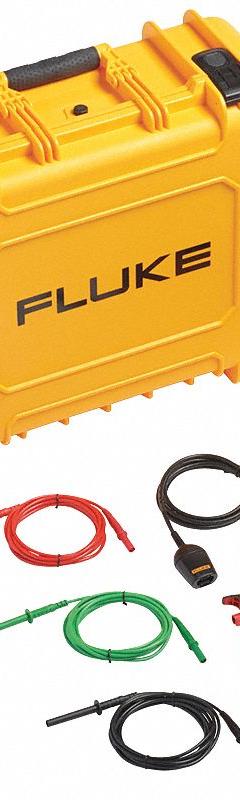 FLUKE Megohmmeter: 5 megaohm to 100 gigohm, CAT III 1000V/CAT IV 600V, Digital, USB, IP40 (MPN FLUKE-1555/KIT). Key specifications — attr1393037: 5,000V DC; attr1393010: LCD; attr1393031: IP40; attr1398478: CAT III 1000V; attr1392966: FLUKE; attr1392965: 1 nA to 2mA.
