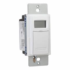 INTERMATIC Wall Switch Timer: 7 day Max, 1 min Min, SPST-NO, 277V AC, No Wall Plate Included, White (MPN ST01). Key specifications — attr211252: INTERMATIC; attr1070698: No Hold Included.