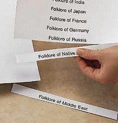 HOL-DEX Label Insert Sheets: 8 in x 2 in, White, 50 Sheets, 0.012 mm Paper Thick, Paper, 50 PK (MPN LI-51-5). Key specifications — Color: White; Material: Paper; Brand: HOL-DEX.