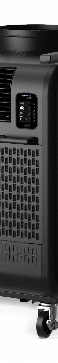 MOVINCOOL Portable Air Conditioner: 2,000 sq ft – 2,500 sq ft, 36,000 BtuH, 208/230V AC (MPN Climate Pro K36e). Key specifications — Compatible Location: Indoor; Voltage: 208/230V AC; Includes Air Filter: Air Filter Included; Brand: MOVINCOOL.