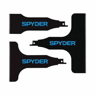SPYDER Reciprocating Saw Attachment Multi-Blade Scraper Set 3-Piece (2, 4 - Reciprocating Saw Scraper Blade Sets