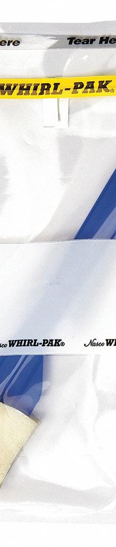 WHIRL-PAK Sampling Bag: Write-On, Sterile, 24 fl oz Capacity - oz, 710 mL Capacity - mL (MPN B01592). Key specifications — Brand: WHIRL-PAK; Color: Clear; Product Type: Sampling Bag; Standards: HACCP; Style: Write-On.