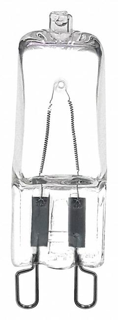 APPROVED VENDOR Halogen Bulb: Halogen, 2-Pin (G9), T4, Q25G9/CD-60W, 120V AC, 60 W Watt. Key specifications — Brand: APPROVED VENDOR; Trade Number: Q25G9/CD-60W; Voltage: 120V AC; Bulb Shape: T4.