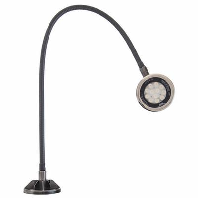 O.C. WHITE Spot Light: LED, Power Cord, Gooseneck, 33 in Arm Reach, 2,750 lm Max Brightness - Gooseneck Task Lights