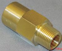 APPROVED VENDOR Piston Spring Check Valve: Piston, Inline Valve Body, 3/8 in Pipe Size, MNPT x FNPT (MPN CHK BRS 610-6M6F-F). Key specifications — Brand: APPROVED VENDOR.