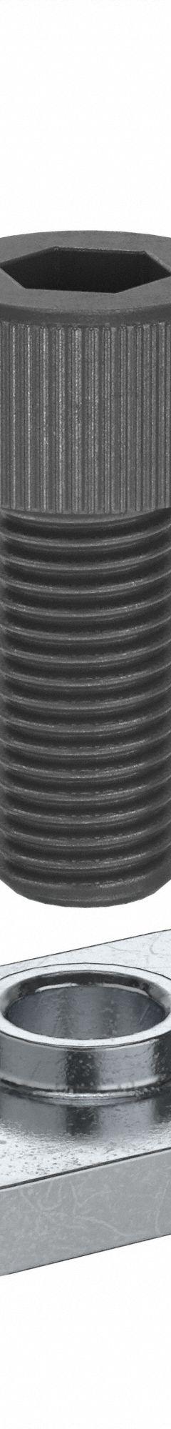 Bolt Assembly: M6 Size, 12 mm Thread Lg, Socket Head Cap, For 6.5 mm Slot Wd, 25 Series, 15 PK (MPN 75-3412-15). Key specifications — Fastener Type: T-Nut; Fastener Head Type: Socket Head Cap; Material: Steel; Finish: Zinc-Plated; T-Slot Fastener Type: Bolt Assembly; Threaded Hole Location: Single Center; Compatible Series: 80/20 25 Series; System of Measurement: Metric.