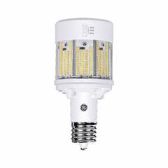 HID Replacement LED Bulb: Universal Burning, Corncob ED23-1/2, Medium Screw (E26), 3000K/4000K/5000K (MPN LED/LC/ED23.5M/7SC). Key specifications — Color Temperature: 5000K; Brand: GE LAMPS; Shatter-Resistant: No.