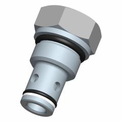 BUCHER HYDRAULICS Cartridge Valve: Screw-In, Screwdriver Adjustment, C10-20 Valve Cavity Size, CVFB (MPN CVFB-10-N-0-005). Key specifications — attr1012059: CVFB-10-N-0-005; attr1250696: CVFB; attr1011660: Nitrile; attr1011632: Screwdriver; attr1011635: BUCHER HYDRAULICS; attr1011644: C10-20.