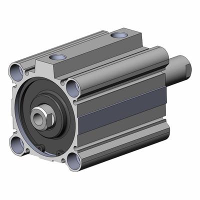 SMC Compact Cylinder: 63 mm Bore Dia, 50 mm Stroke Lg, Through Hole Mounting - Through Hole Mount Compact Cylinders
