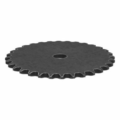 TRITAN Roller Chain Sprocket: No Hub, For Single Strands, 35, 32 Teeth, 3.826 in Pitch Dia - Size 35 Plain-Bore Roller Chain Sprockets
