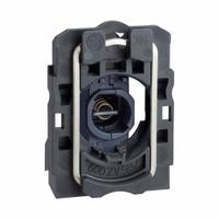 SCHNEIDER ELECTRIC Lamp Module: 22 mm Size, Incandescent, 250 V AC Rating, No Transformer (MPN ZB5AV6). Key specifications — Compatible Operator: Selector Switch; Compatible with Series: XB5; Terminal Connection Type: Screw Clamp Terminals; Brand: SCHNEIDER; Manufacturer Part Number: ZB5AV6; Includes Bulb: No Bulb Included.