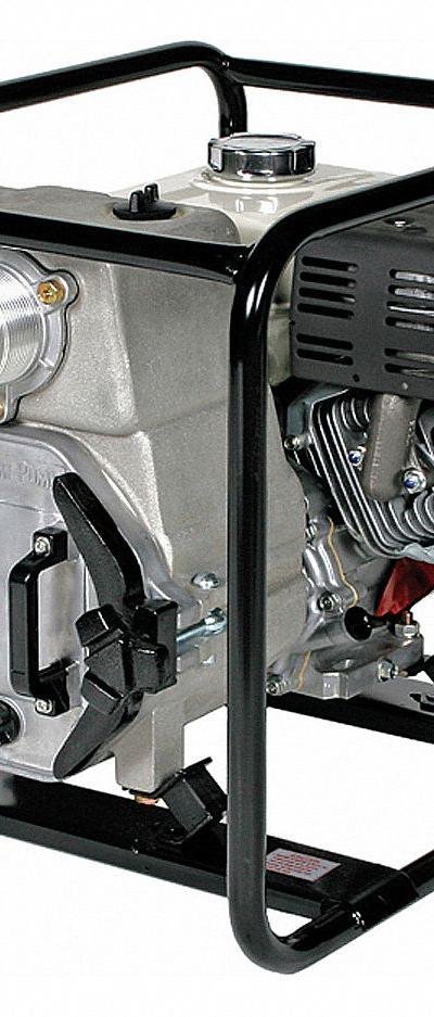 TSURUMI Engine Driven Pump: 8 hp - Engine-Driven Trash Pumps