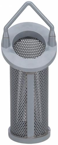 HAYWARD Replacement Basket: 0.125 in Screen Size, 4.9 in Overall Dia, 12.7 in Lg, Gray (MPN BS22001/8). Key specifications — Brand: HAYWARD; Compatible Product Type: SB and DB Series Strainers; Screen Material: CPVC.