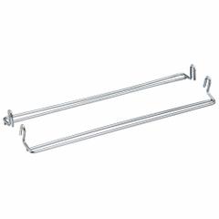 QUANTUM STORAGE SYSTEMS Stacking Bracket: 11 3/8 in Overall Lg, For Hang and Stack Bin Type, Silver (MPN HMB540/550C). Key specifications — attr1188010: Steel; attr1188011: QMB550C; attr1188014: Hang and Stack; attr1188016: Silver; attr1188023: QUANTUM STORAGE SYSTEMS.