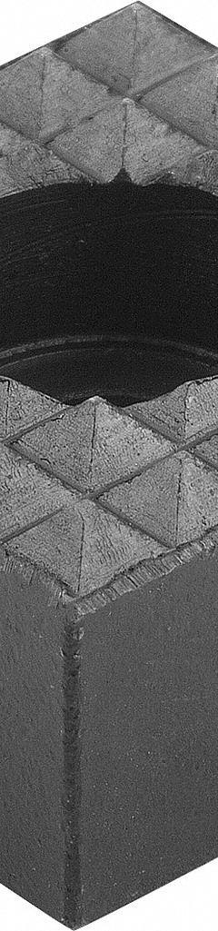 KIPP Front-Mount Gripper Pad: Counterbored Hole, Carbide, Fine, 20 mm Face Wd, 10 mm Overall Ht (MPN K0387.2010058). Key specifications — Finish: Black Oxide; Brand: KIPP.