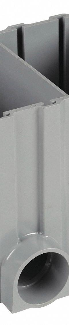 HUBBELL WIRING DEVICE-KELLEMS Floor Box: Rectangular, (6) 1 in For Conduit Sizes, Box Only, Gray (MPN PFBRG2). Key specifications — Box Color: Gray; For Conduit Sizes: (6) 1 in; Brand: HUBBELL WIRING DEVICE-KELLEMS; Includes Cover: Box Only.