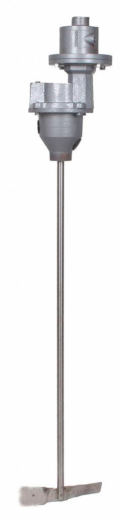 DAYTON IBC Mixer: Top, Thread into Bung, 1/4 in Female NPT Inlet, NPT, 1/4 in Air Inlet Size, Female (MPN 32V125). Key specifications — attr1187631: Thread into Bung; attr1187664: DAYTON.