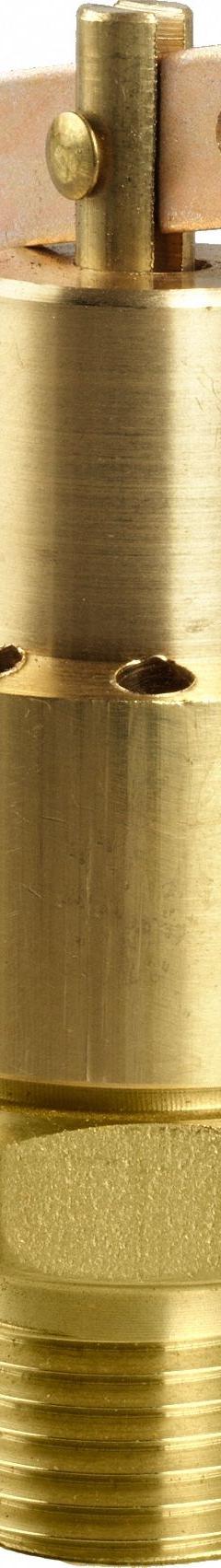 AQUATROL Safety Relief Valve: MNPT x Vented, 1/4 in x 1/4 in, 214 psi Max. Op Pressure, Brass (MPN 130AA1M1K1-125). Key specifications — Brand: AQUATROL.